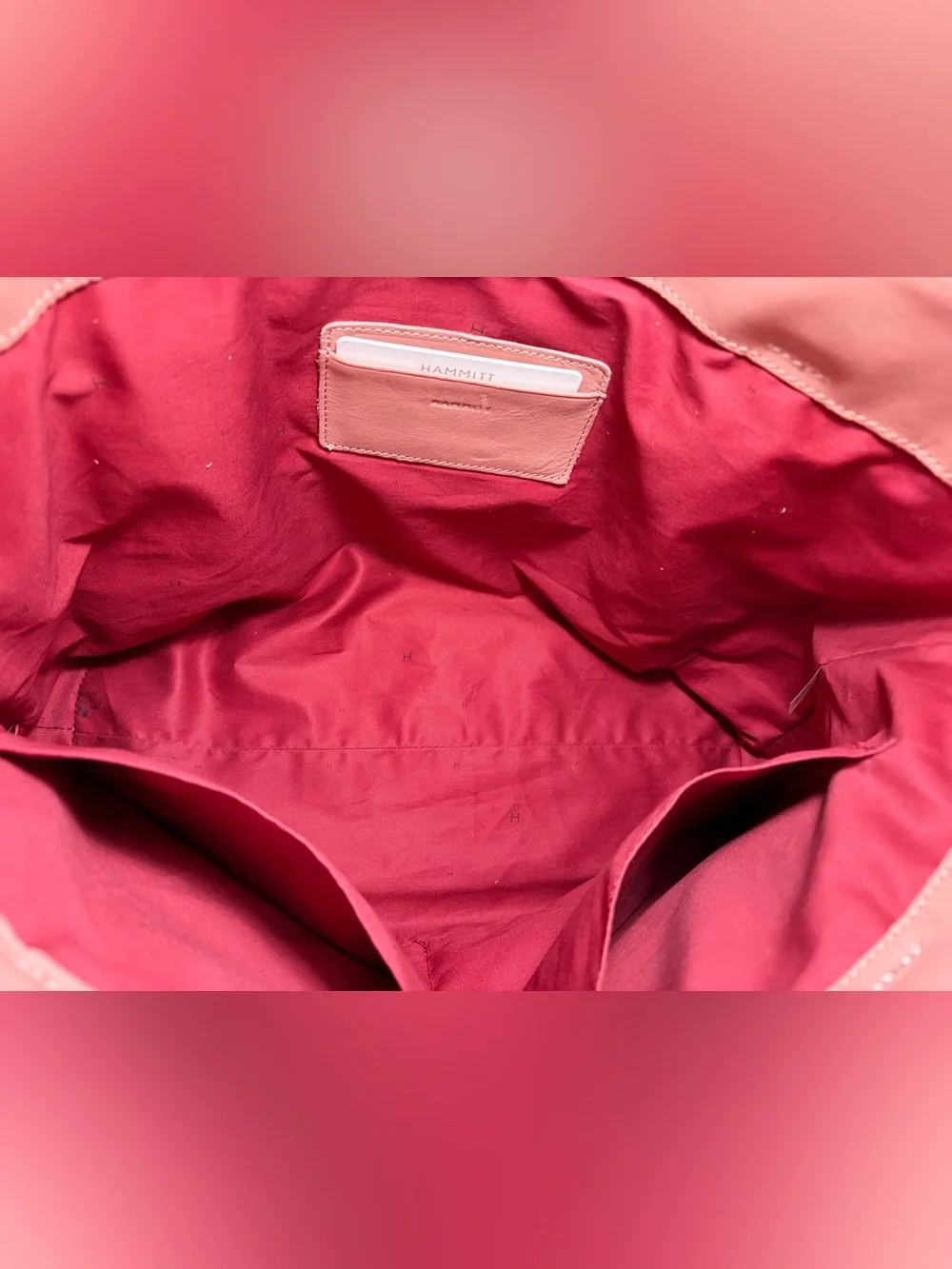 Hammitt Andersen Leather Tote Bag Pink Sands